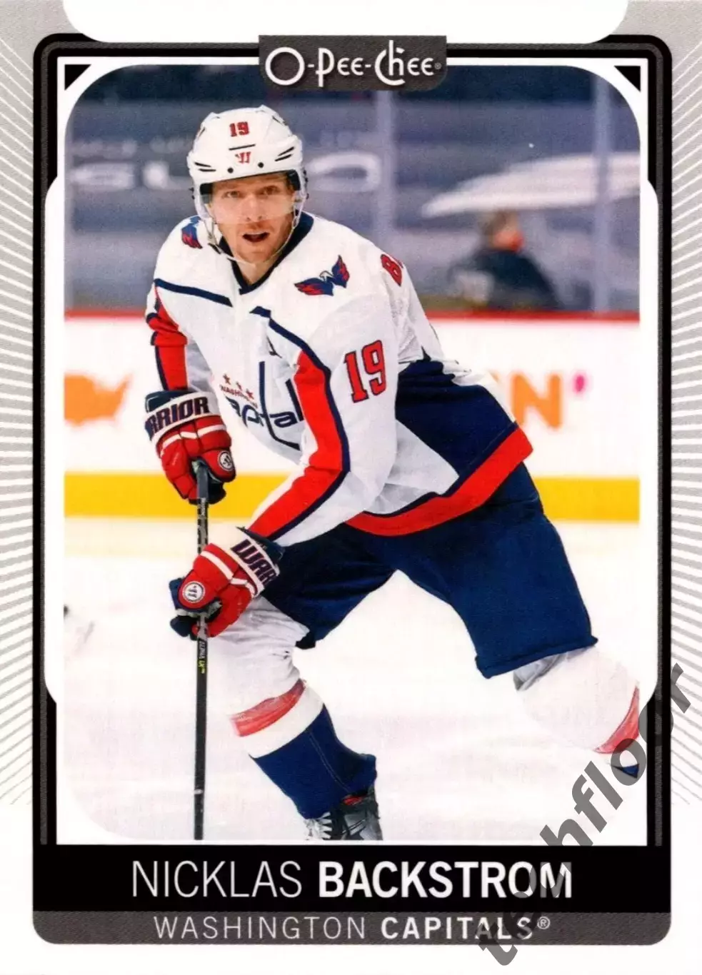 Карточка NHL Nicklas Backstrom Washington Capitals/Никлас Бэкстрём Вашингтон НХЛ