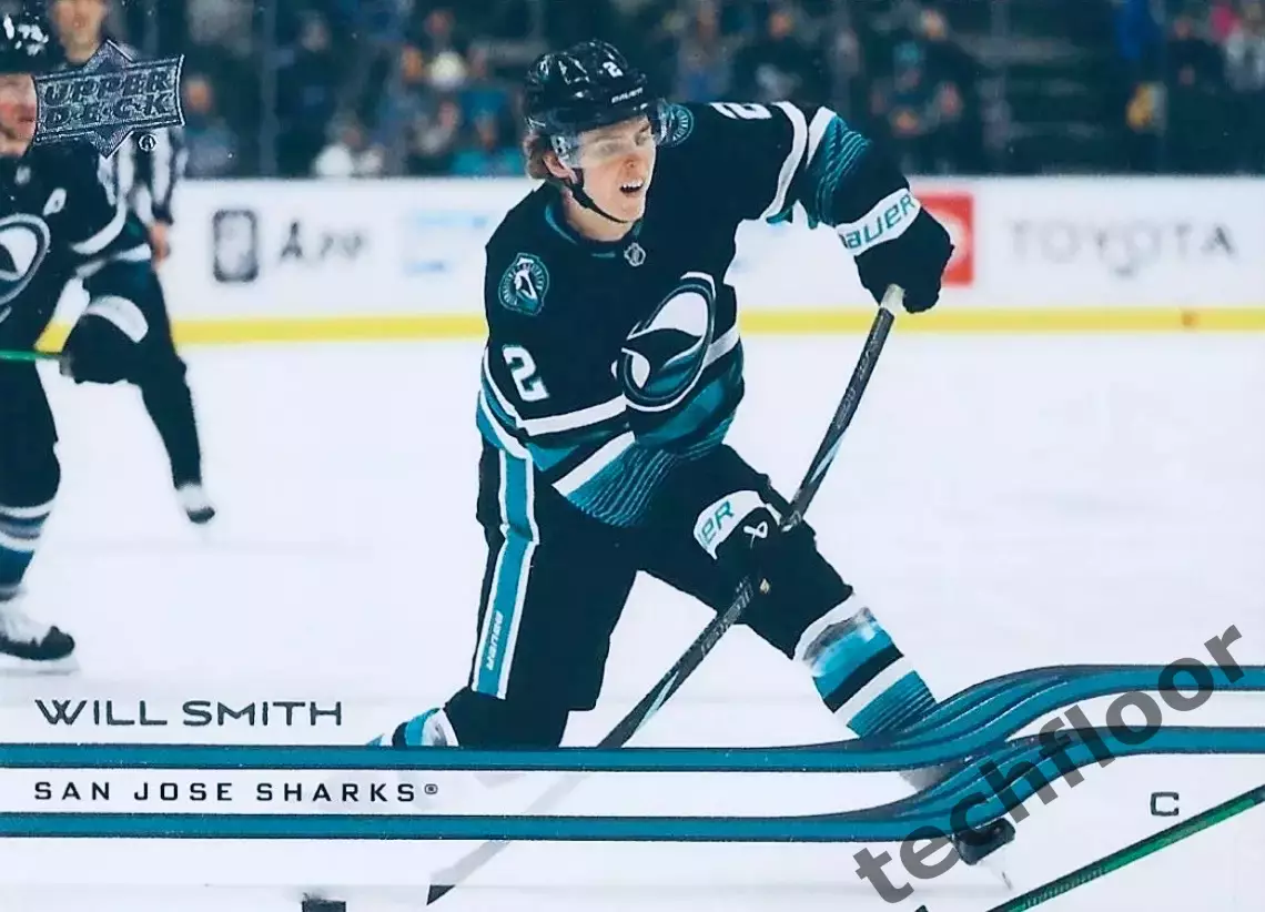 Карточка NHL Will Smith San Jose Sharks/ Уилл Смит Сан-Хосе НХЛ