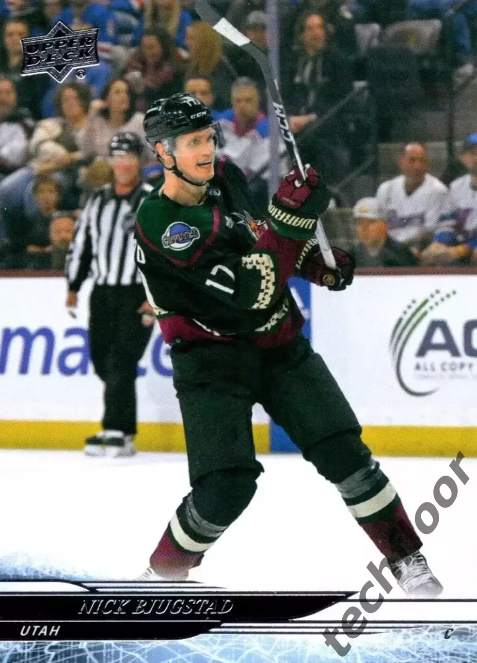Карточка NHL Nick Bjugstad Utah Mammoth/Ник Бьюгстад Юта НХЛ
