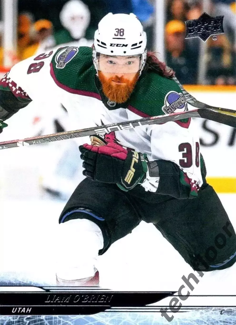 Карточка NHL Liam O’Brien Utah Mammoth/Лайам О’Брайэн Юта НХЛ