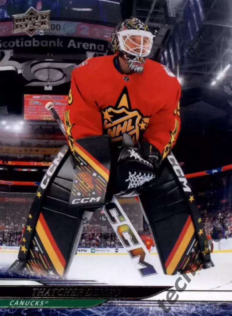 Карточка NHL Thatcher Demko Vancouver Canucks/ Тэтчер Демко Ванкувер НХЛ