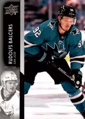 Карточка NHL Rudolfs Balcers San Jose Sharks /Рудольф Балцерс Сан-Хосе НХЛ