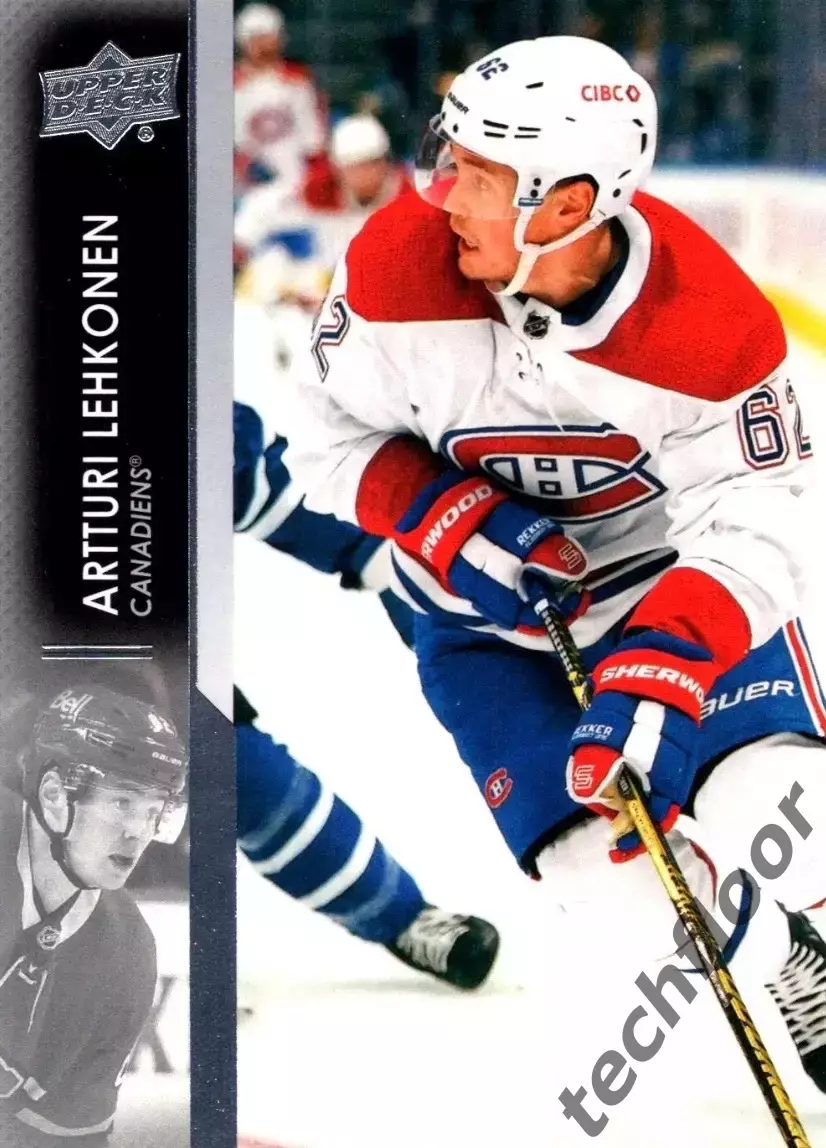 Карточка NHL Artturi Lehkonen Montreal Canadiens/Арттури Лехконен Монреаль НХЛ