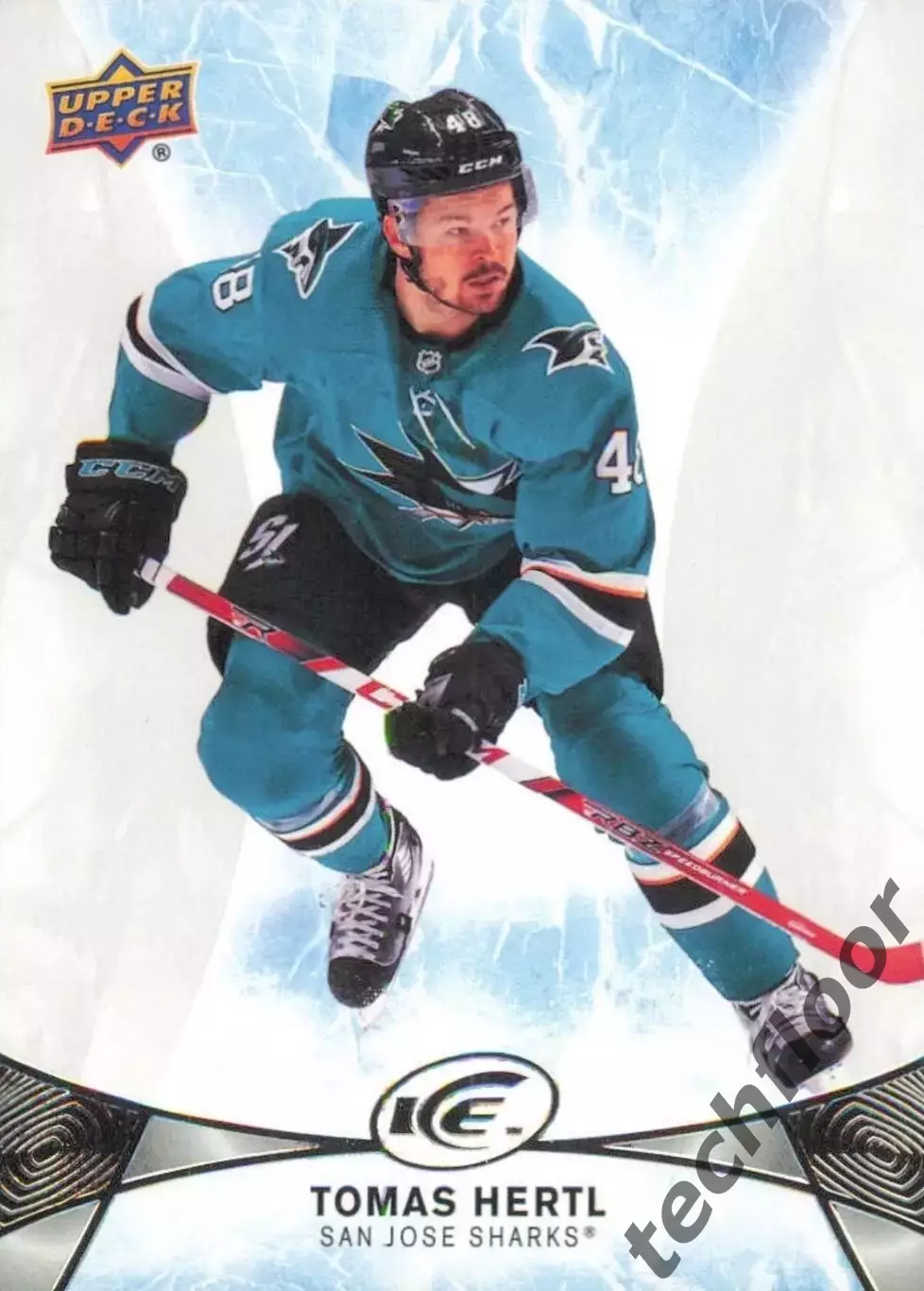 Карточка NHL Tomas Hertl San Jose Sharks/ Томаш Гертл Сан-Хосе НХЛ