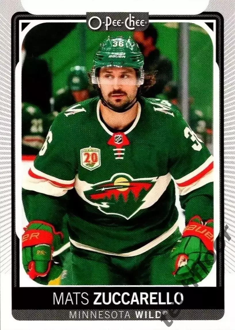 Карточка NHL Mats Zuccarello Minnesota Wild /Матс Цуккарелло Миннесота НХЛ