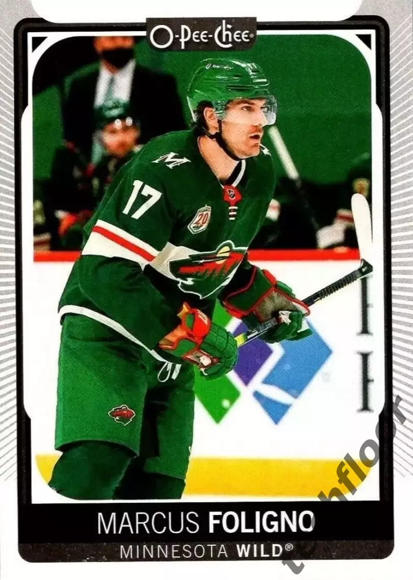 Карточка NHL Marcus Foligno Minnesota Wild/Маркус Фолиньо Миннесота НХЛ