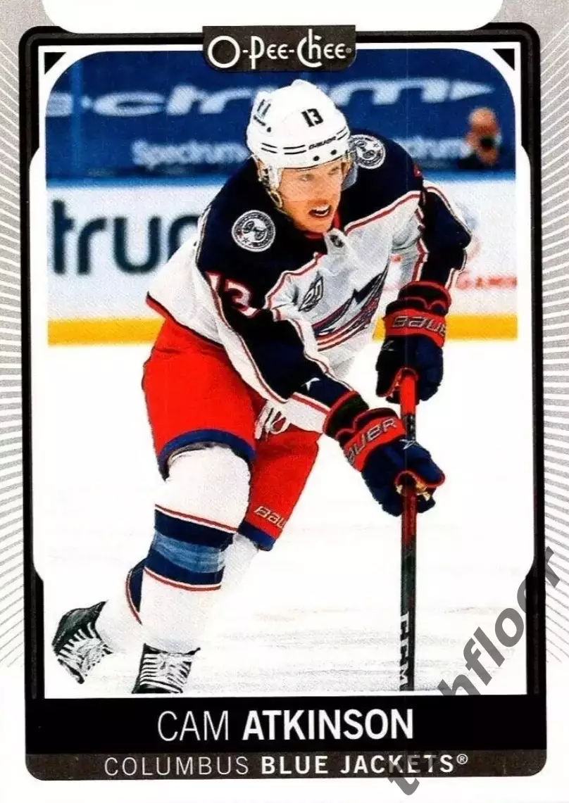 Карточка NHL Cam Atkinson Columbus Blue Jackets/ Кэм Аткинсон Коламбус НХЛ