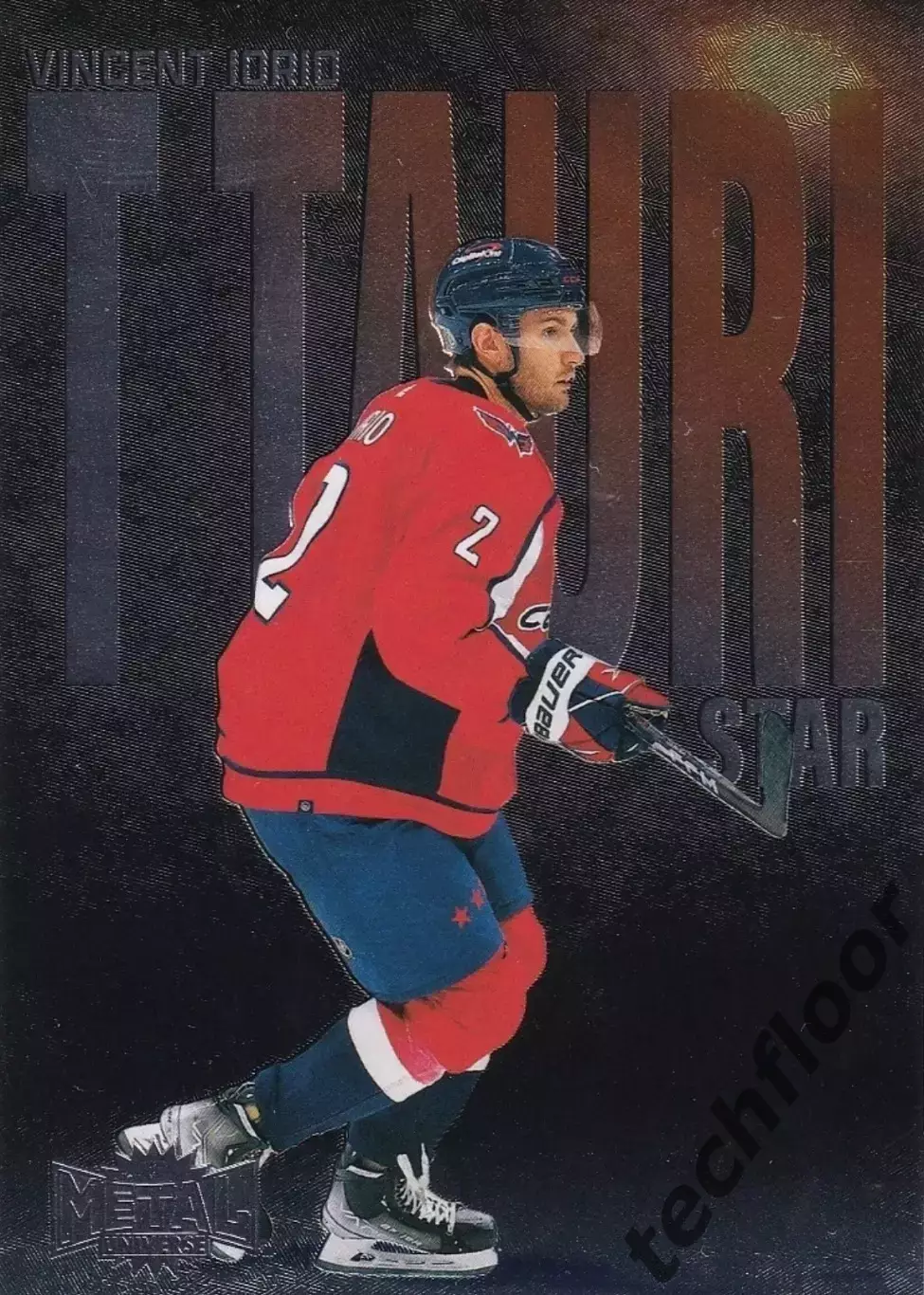 Карточка NHL Vincent Iorio Washington Capitals/Винсент Иорио Вашингтон НХЛ