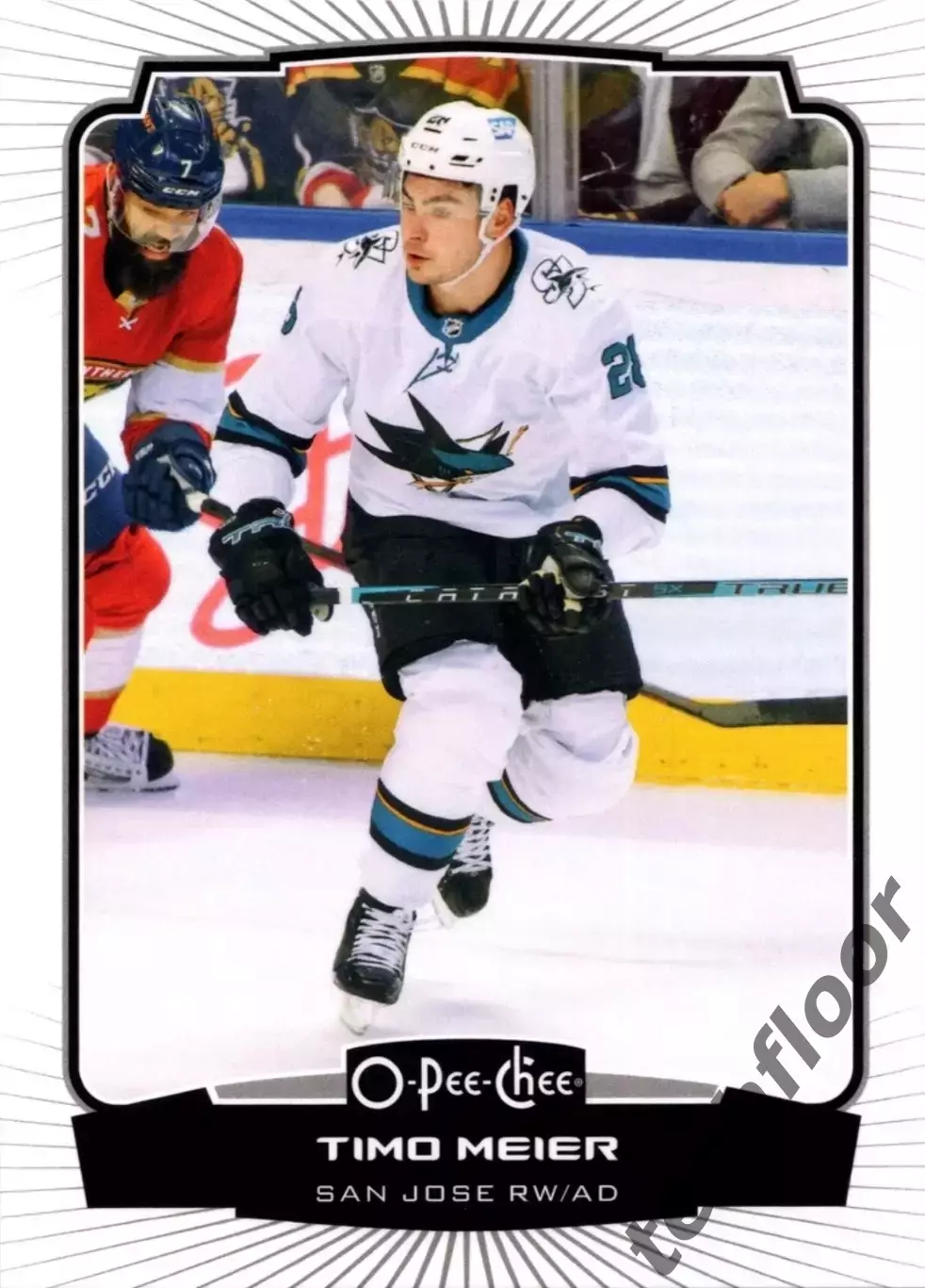 Карточка NHL Timo Meier San Jose Sharks/Тимо Майер Сан-Хосе НХЛ