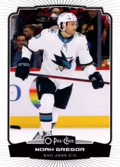 Карточка NHL Noah Gregor San Jose Sharks/Ноа Грегор Сан-Хосе НХЛ