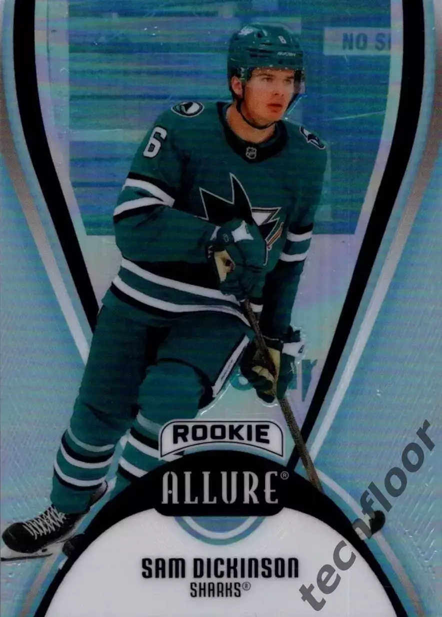 Карточка NHL Sam Dickinson San Jose Sharks/ Сэм Дикинсон Сан-Хосе НХЛ