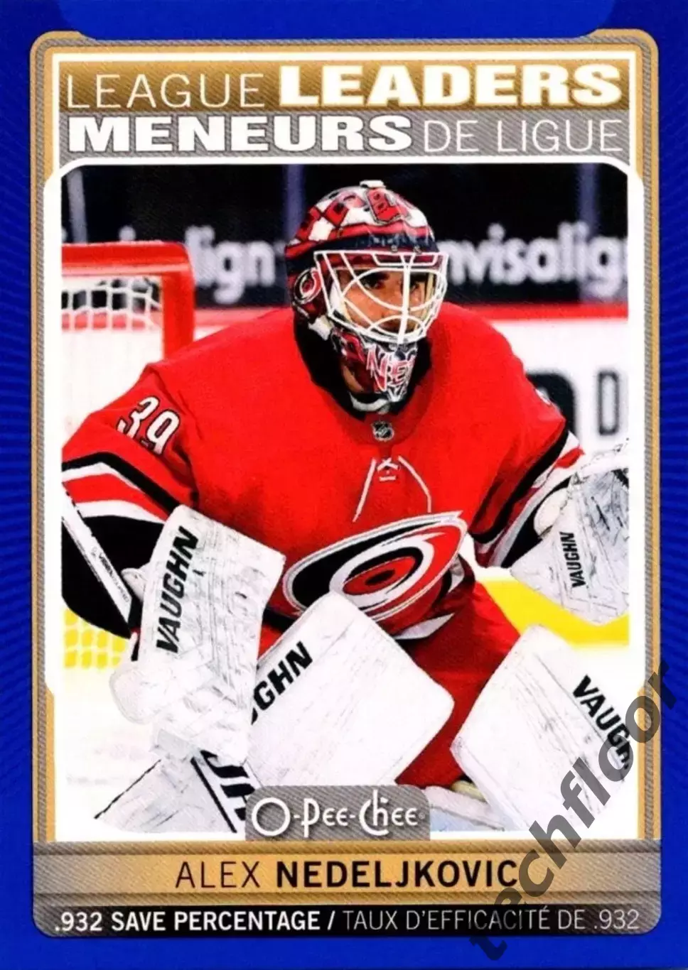 Карточка NHL Alex Nedeljkovic Carolina Hurricanes/ Алекс Неделькович Каролина