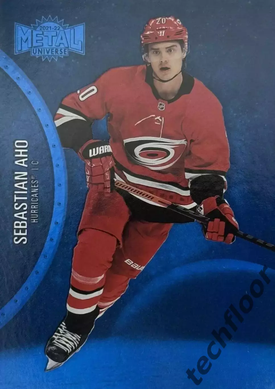 Карточка NHL Sebastian Aho Carolina Hurricanes /Себастьян Ахо Каролина НХЛ