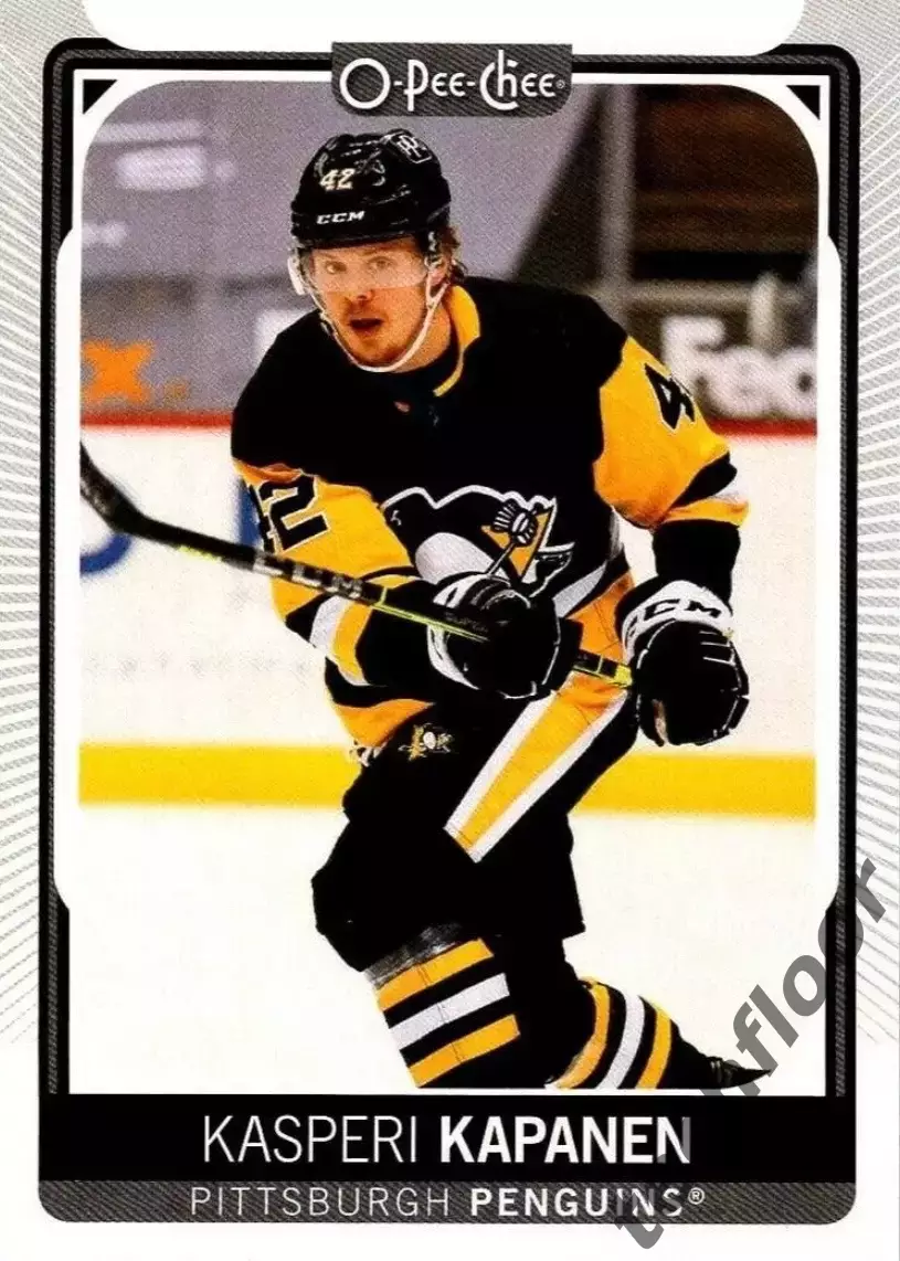 Карточка NHL Kasperi Kapanen Pittsburgh Penguins/Каспери Капанен Питтсбург НХЛ