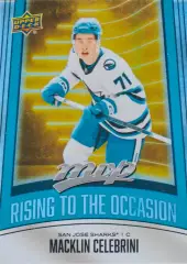 Карточка NHL Macklin Celebrini San Jose Sharks/Маклин Селебрини Сан-Хосе НХЛ