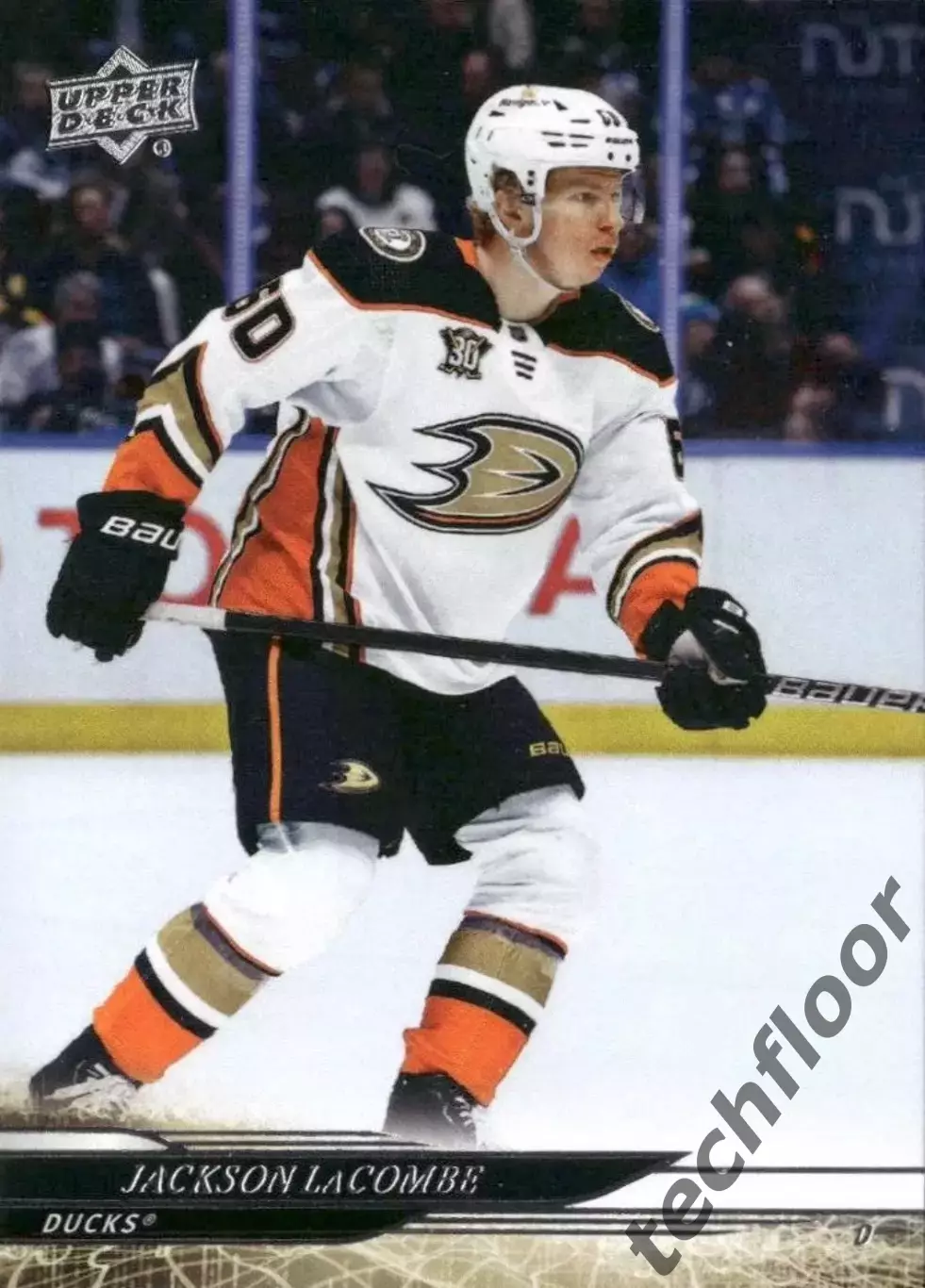 Карточка NHL Jackson LaCombe Anaheim Ducks/Джексон Лакомб Анахайм НХЛ