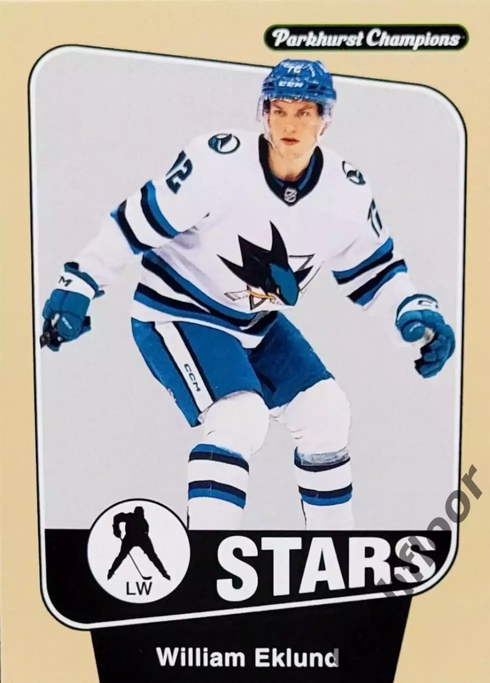 Карточка NHL William Eklund San Jose Sharks/ Виллиам Эклунд Сан-Хосе НХЛ