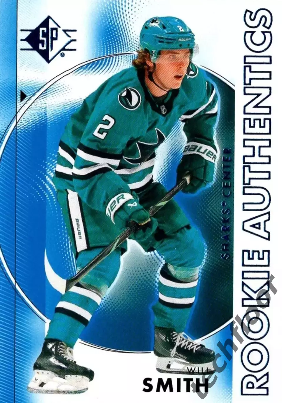 Карточка NHL Will Smith San Jose Sharks/Уилл Смит Сан-Хосе НХЛ