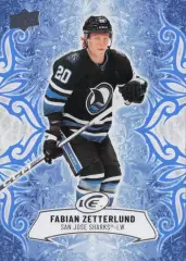 Карточка NHL Fabian Zetterlund San Jose Sharks/Фабиан Зеттерлунд Сан-Хосе НХЛ