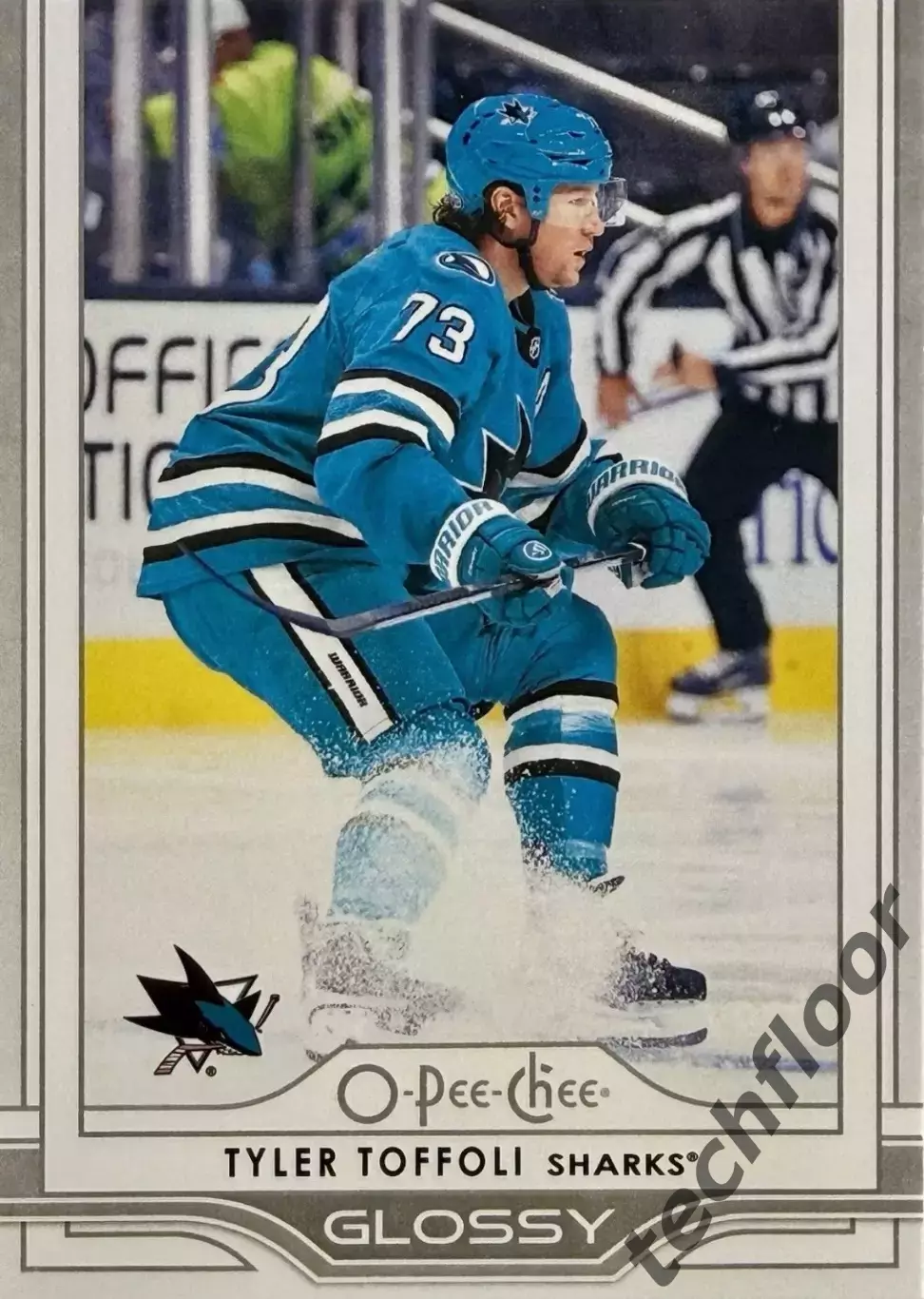 Карточка NHL Tyler Toffoli San Jose Sharks/Тайлер Тоффоли Сан-Хосе НХЛ