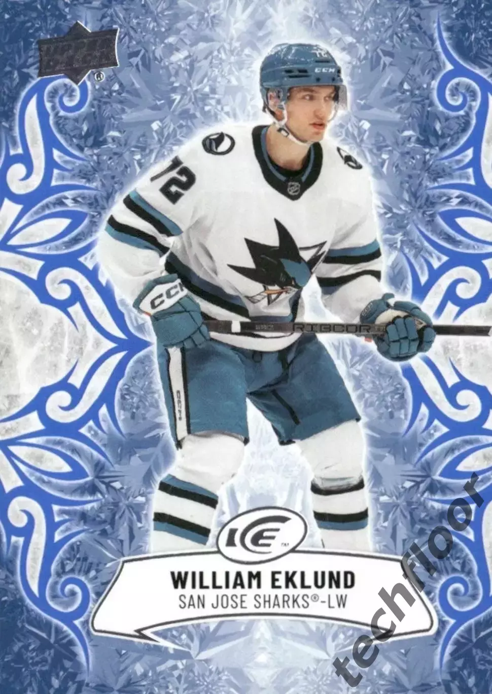 Карточка NHL William Eklund San Jose Sharks /Виллиам Эклунд Сан-Хосе НХЛ
