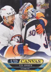 Карточка Canvas NHL Ilya Sorokin New York Islanders/Илья Сорокин Айлендерс НХЛ