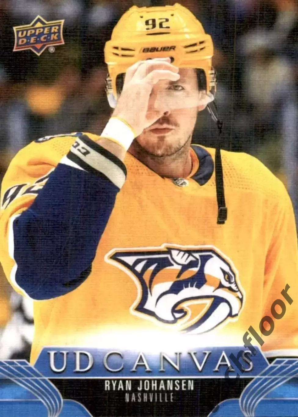 Карточка Canvas NHL Ryan Johansen Nashville Predators/Райан Джохансен Нэшвилл