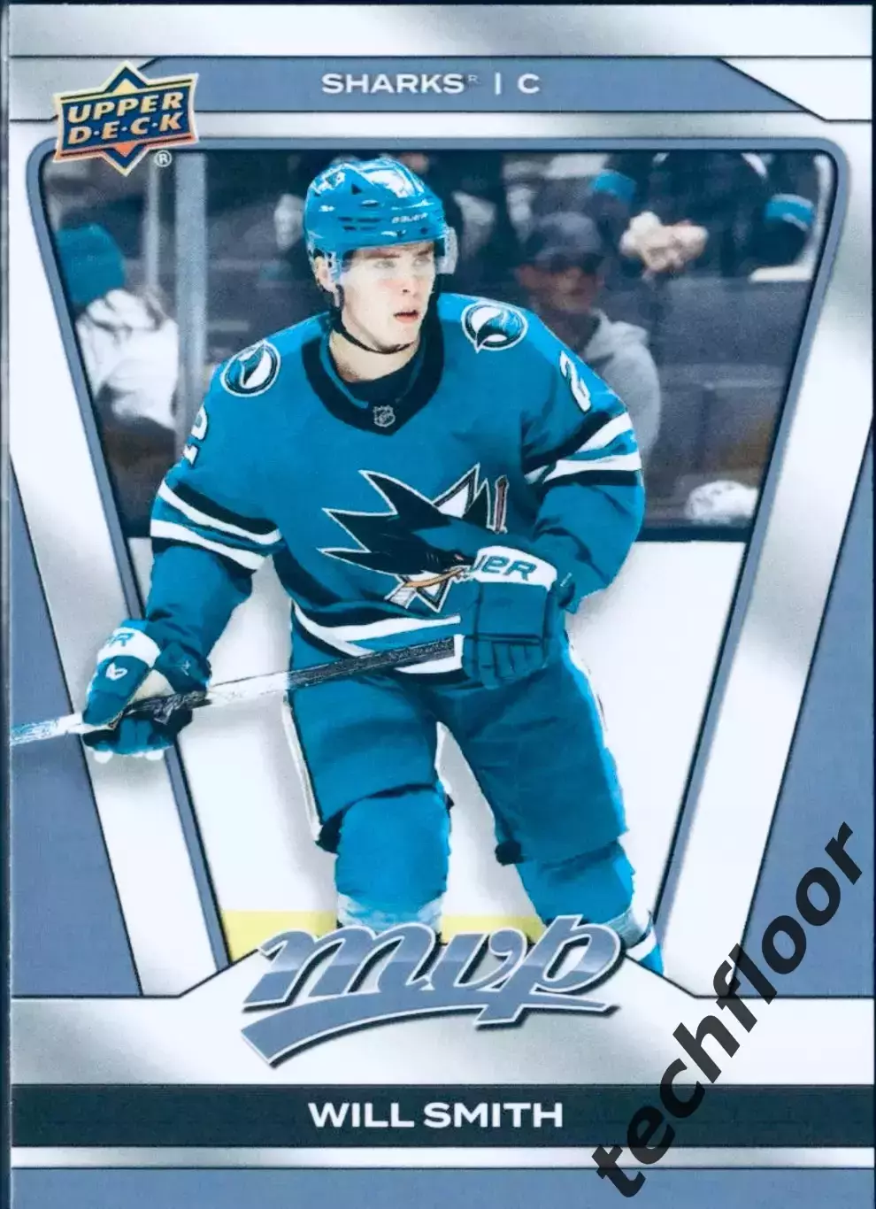 Карточка NHL Will Smith San Jose Sharks