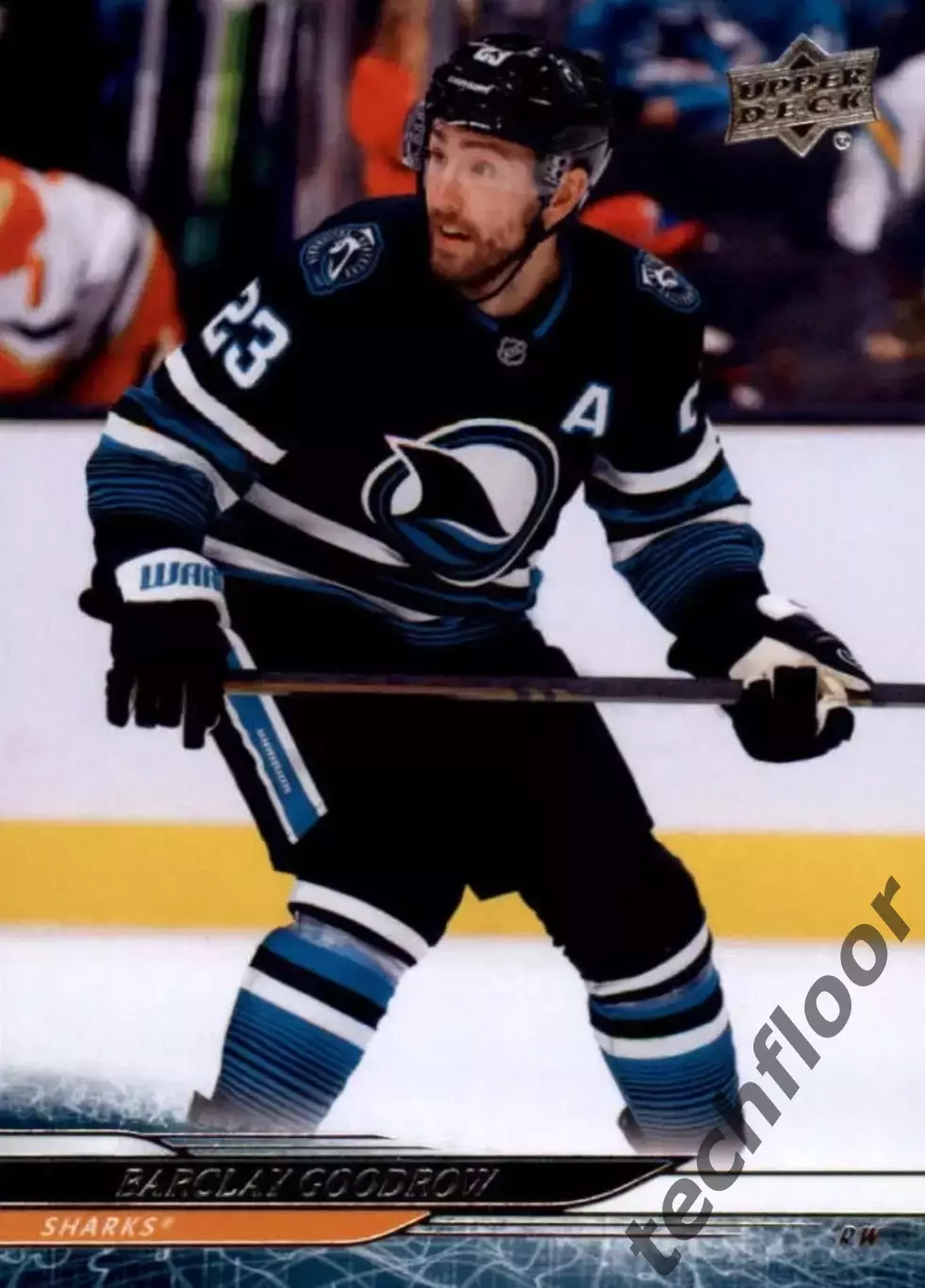 Карточка NHL Barclay Goodrow San Jose Sharks/Баркли Гудроу Сан-Хосе Шаркс НХЛ