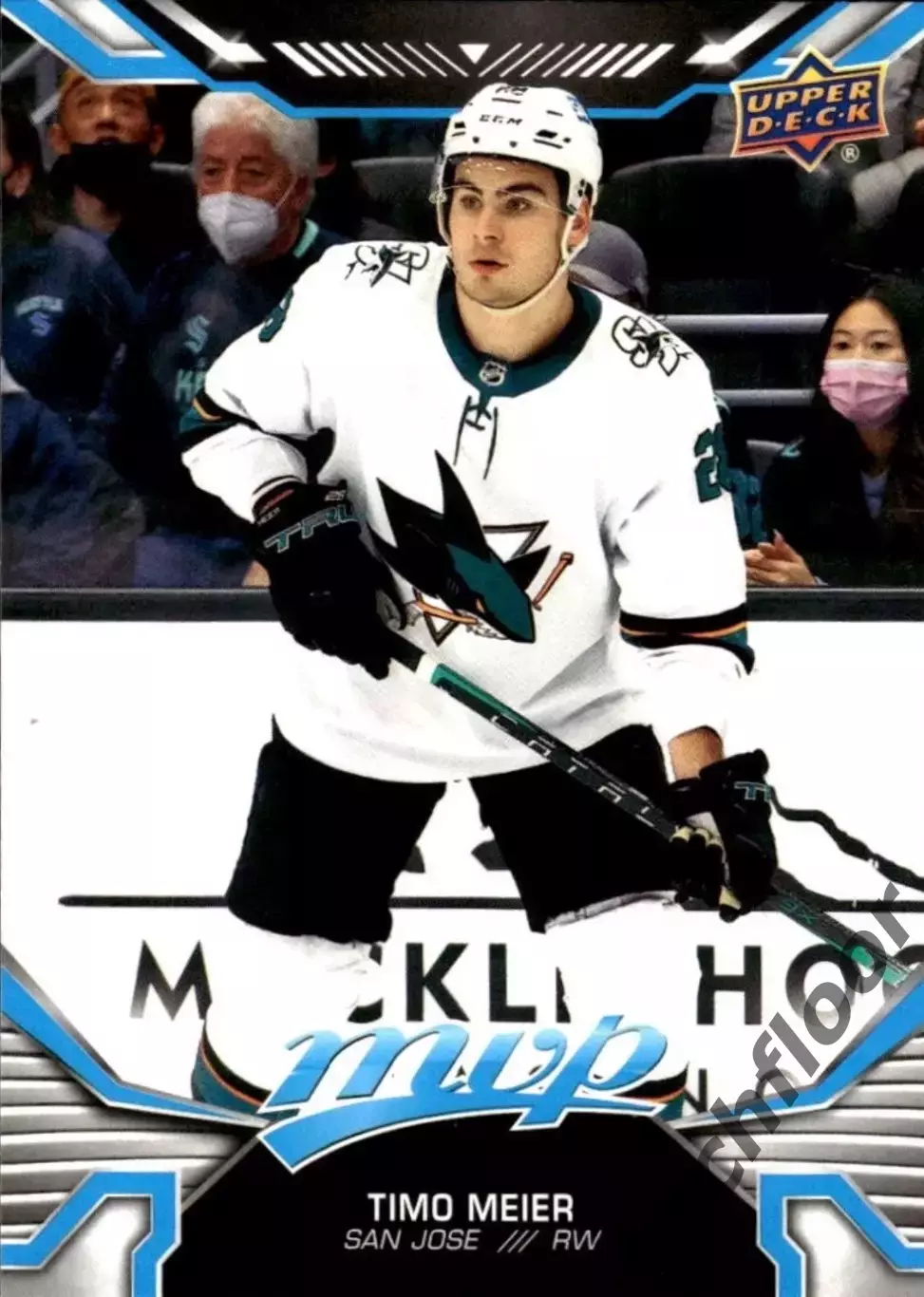 Карточка NHL Timo Meier San Jose Sharks/Тимо Майер Сан-Хосе НХЛ