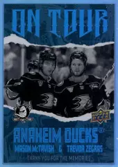 Карточка NHL Mason McTavish/Trevor Zegras Anaheim Ducks/Мактавиш Зеграс Анахайм