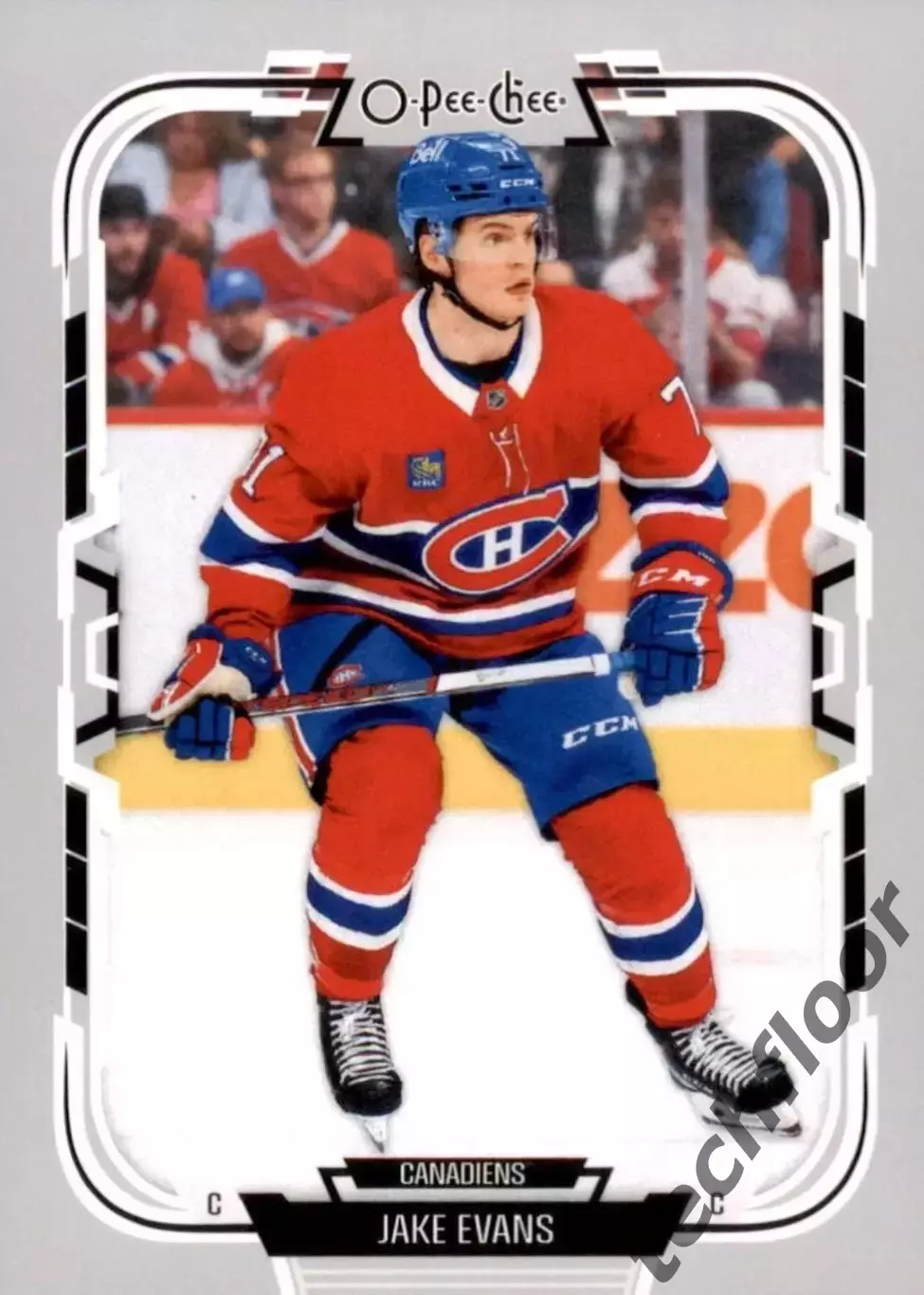 Карточка NHL Jake Evans Montreal Canadiens/ Джейк Эванс Монреаль НХЛ