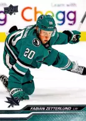 Карточка NHL Fabian Zetterlund San Jose Sharks/Фабиан Зеттерлунд Сан-Хосе НХЛ