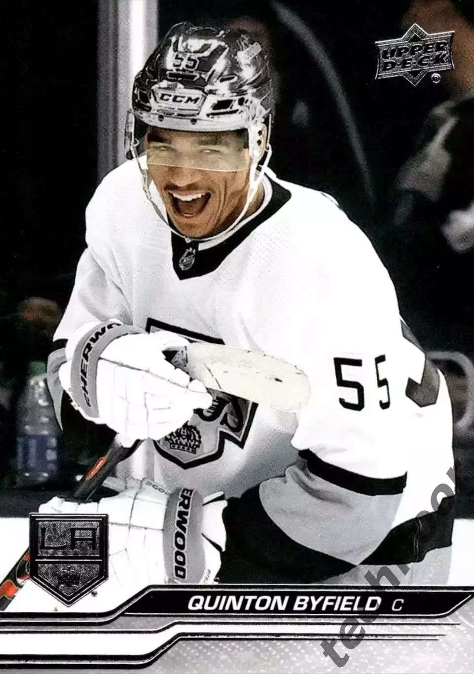 Карточка NHL Quinton Byfield LA Kings/Куинтон Байфилд Лос-Анджелес НХЛ