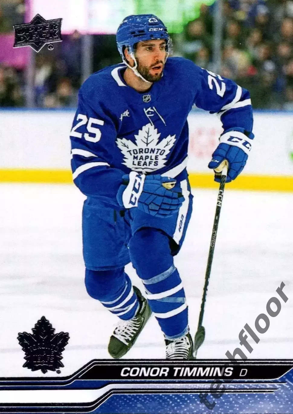 Карточка NHL Connor Timmins Toronto Maple Leafs/Коннор Тимминс Торонто НХЛ
