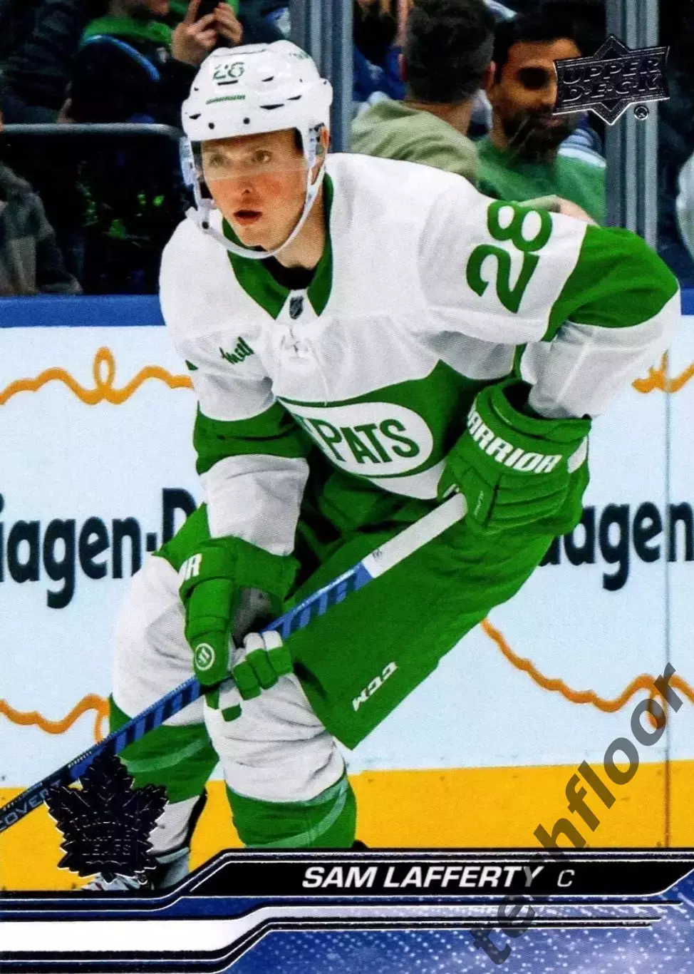 Карточка NHL Sam Lafferty Toronto Maple Leafs/Сэм Лафферти Торонто НХЛ
