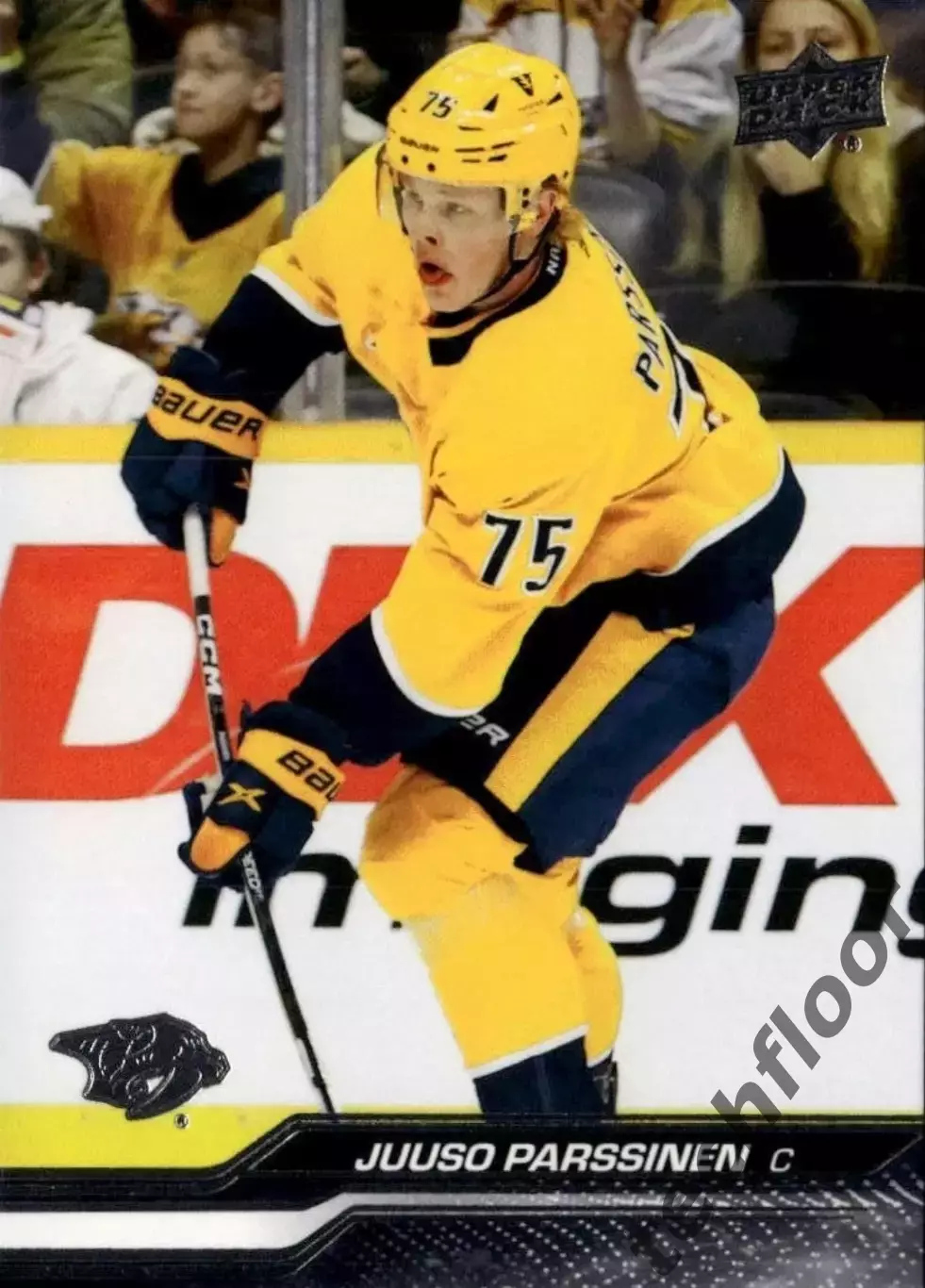 Карточка NHL Juuso Parssinen Nashville Predators/ Юусо Пярссинен Нэшвилл НХЛ