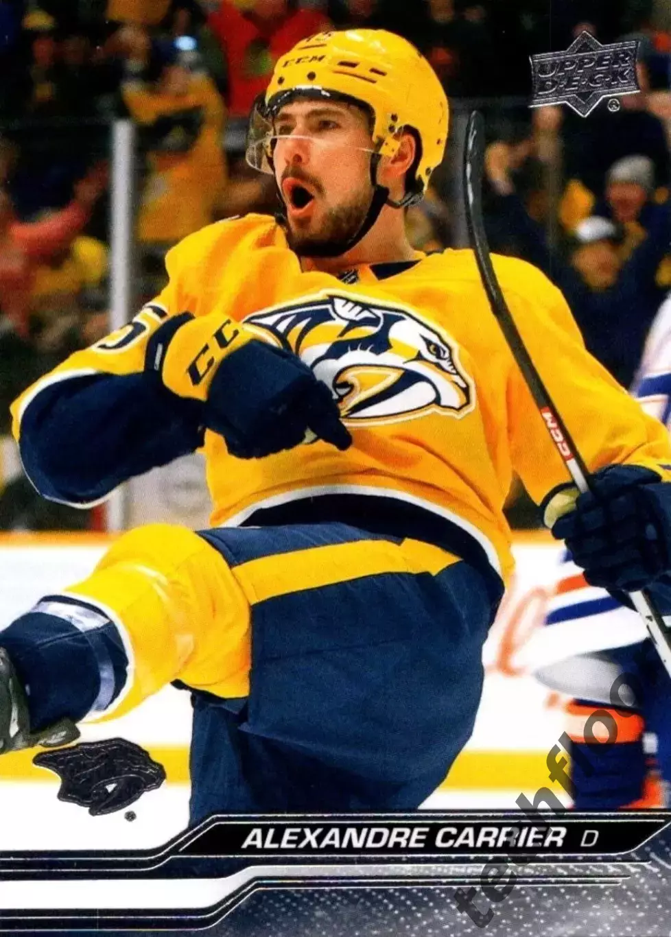 Карточка NHL Alexandre Carrier Nashville Predators/Александр Каррье Нэшвилл НХЛ