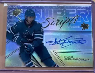 Карточка NHL Shakir Mukhamadullin San Jose Sharks/Шакир Мухамадуллин Сан-Хосе