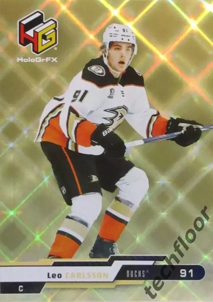 Карточка NHL Leo Carlsson Anaheim Ducks /Лео Карлссон Анахайм НХЛ