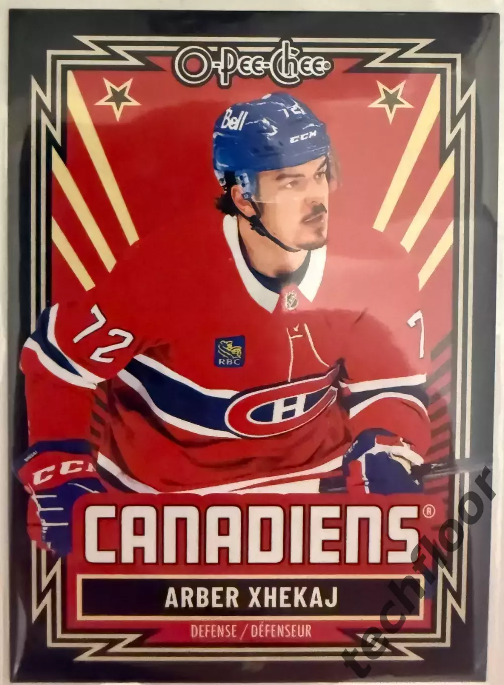 Карточка NHL Arber Xhekaj Montreal Canadiens /Арбер Джекай Монреаль НХЛ