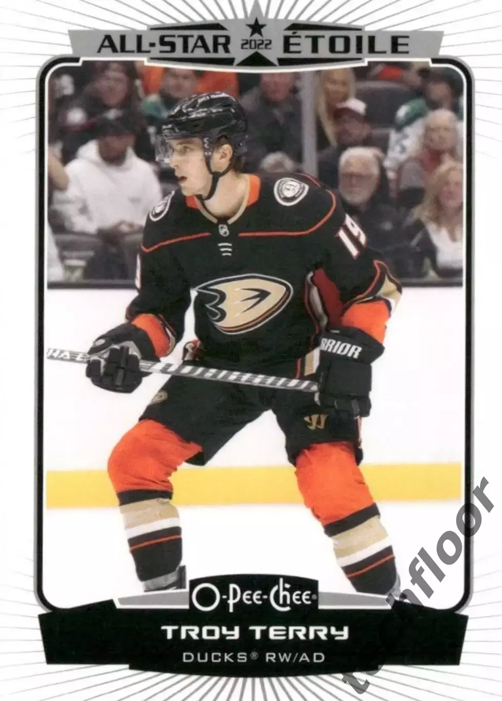 Карточка NHL Troy Terry Anaheim Ducks / Трой Терри Анахайм НХЛ