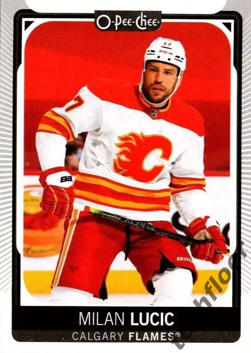 Карточка NHL Milan Lucic Calgary Flames/Милан Лучич Калгари НХЛ
