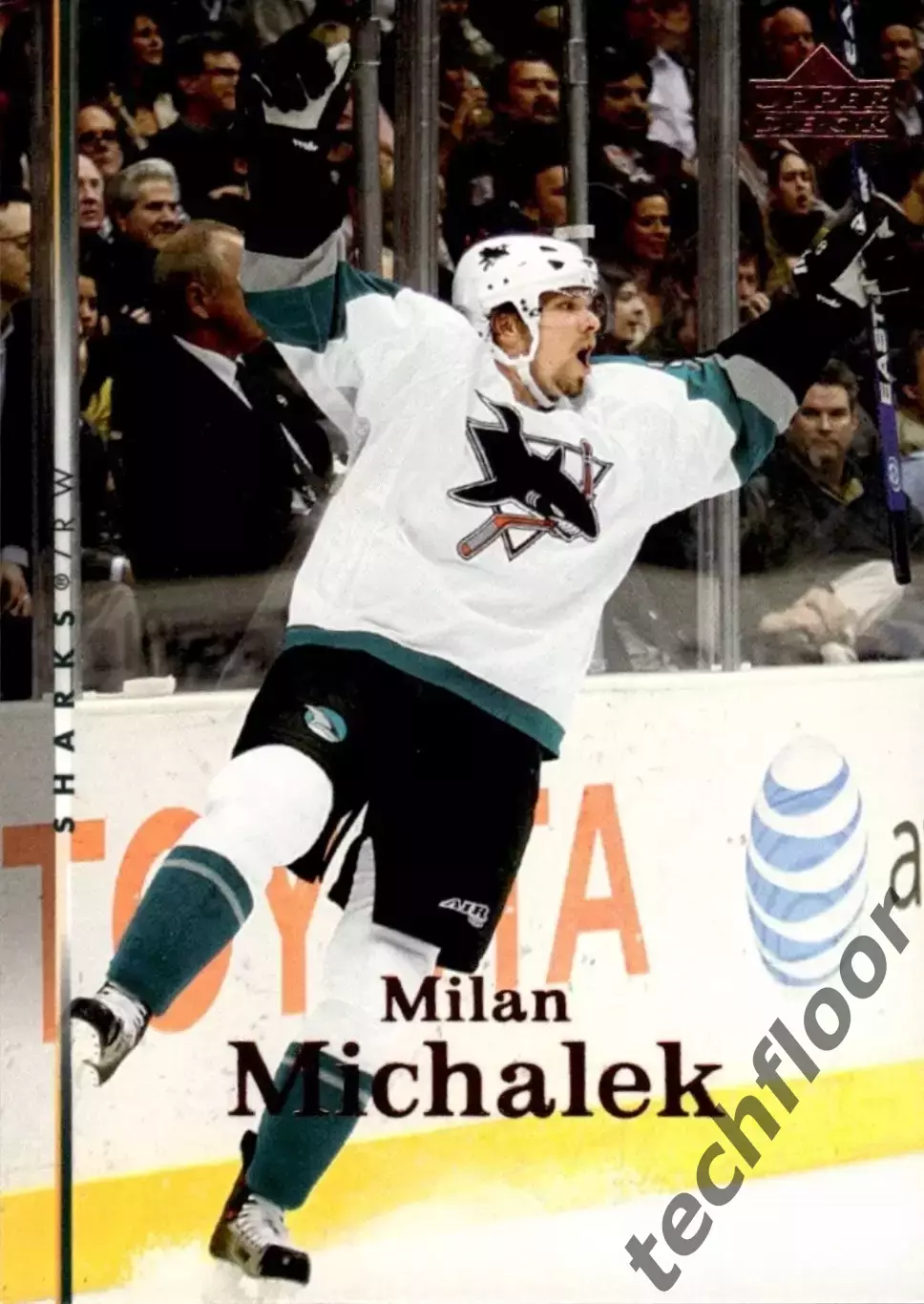 Карточка NHL Milan Michalek San Jose Sharks/Милан Михалек Сан-Хосе НХЛ