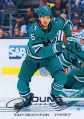 Карточка NHL Sam Dickinson San Jose Sharks /Сэм Дикинсон Сан-Хосе НХЛ