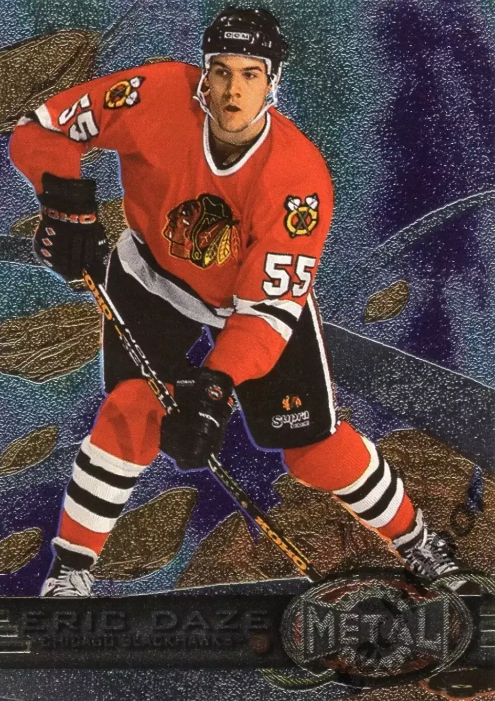 Карточка NHL Eric Daze Chicago Blackhawks/Эрик Дазе Чикаго НХЛ