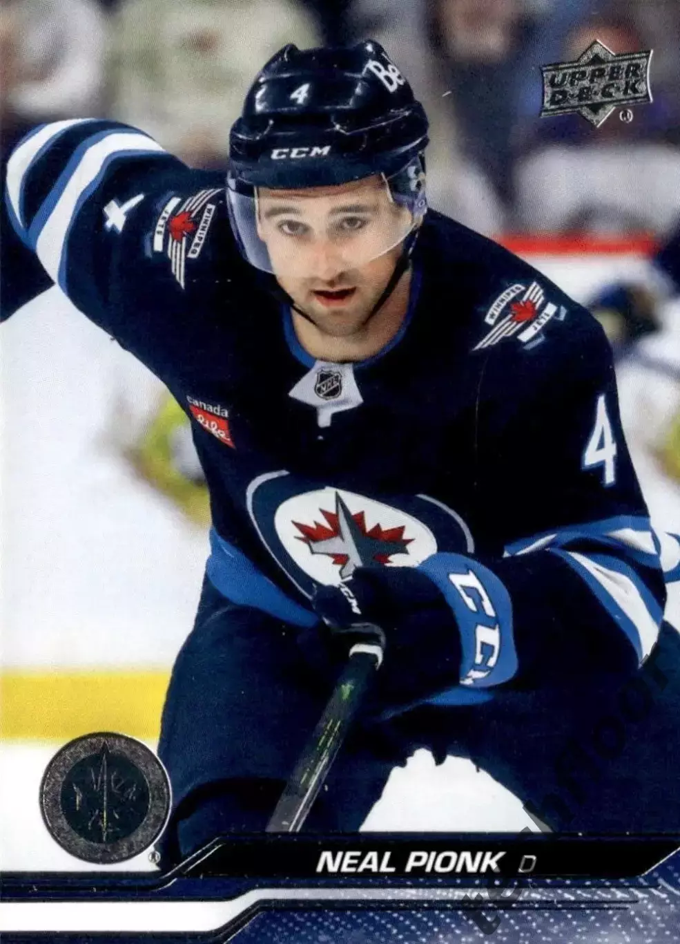 Карточка NHL Neal Pionk Winnipeg Jets/Нил Пионк Виннипег НХЛ