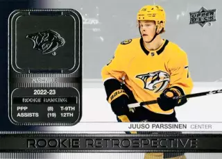 Карточка NHL Juuso Parssinen Nashville Predators/Юусо Пярссинен Нэшвилл НХЛ