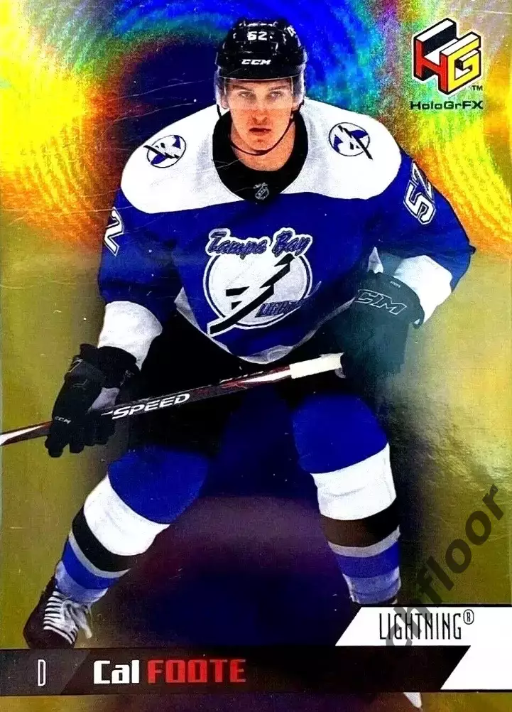 Карточка NHL Cal Foote Tampa Bay Lightning/Кэл Фут Тампа НХЛ