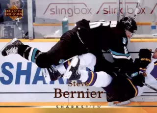 Карточка NHL Steve Bernier San Jose Sharks/Стив Бернье Сан-Хосе НХЛ